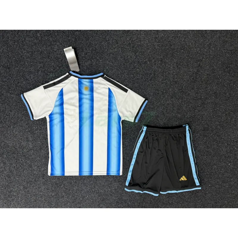 Camiseta Argentina 1ª Equipación 2026 Azul/Blanco Niño Kit