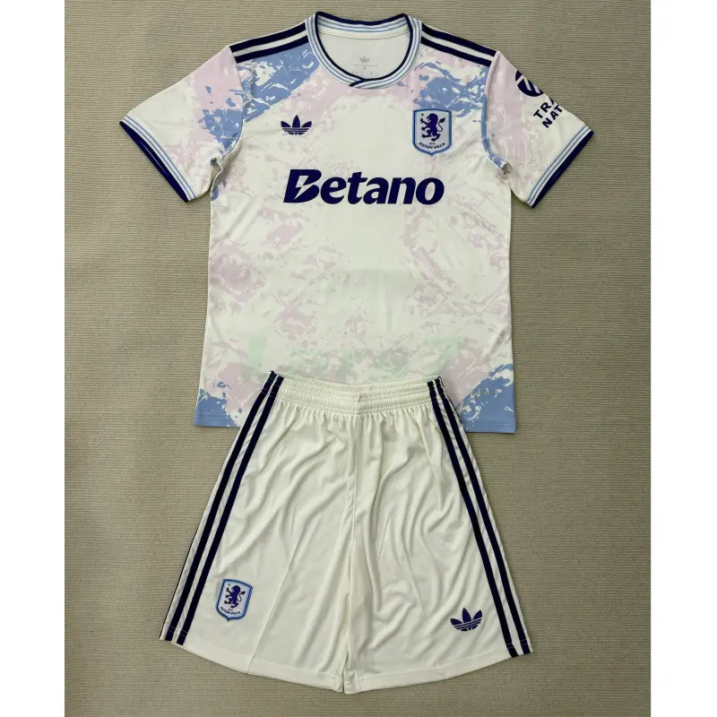 Camiseta Aston Villa 3ª Equipación 2025/2026 Blanco Roto
