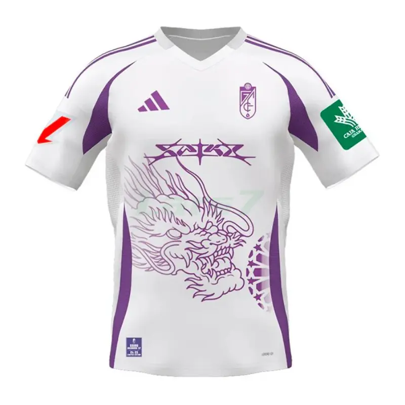 Camiseta Granada 4ª Equipación 2024/2025 Blanco/Morado
