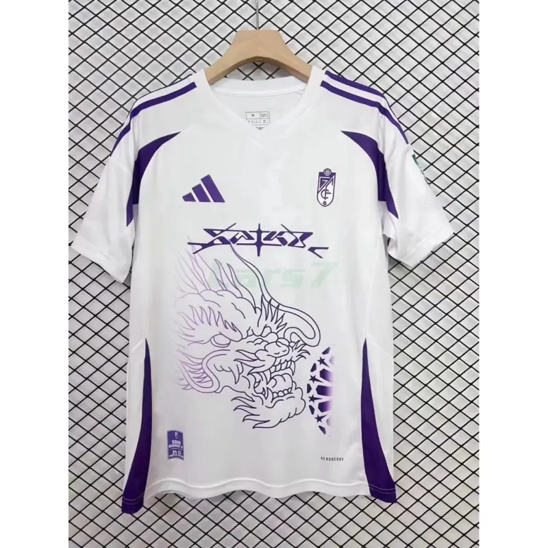 Camiseta Granada 4ª Equipación 2024/2025 Blanco/Morado