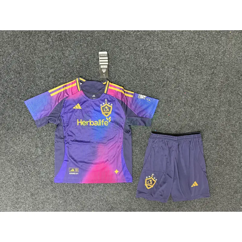 Camiseta La Galaxy 2ª Equipación 2025/2026 Morado Niño Kit