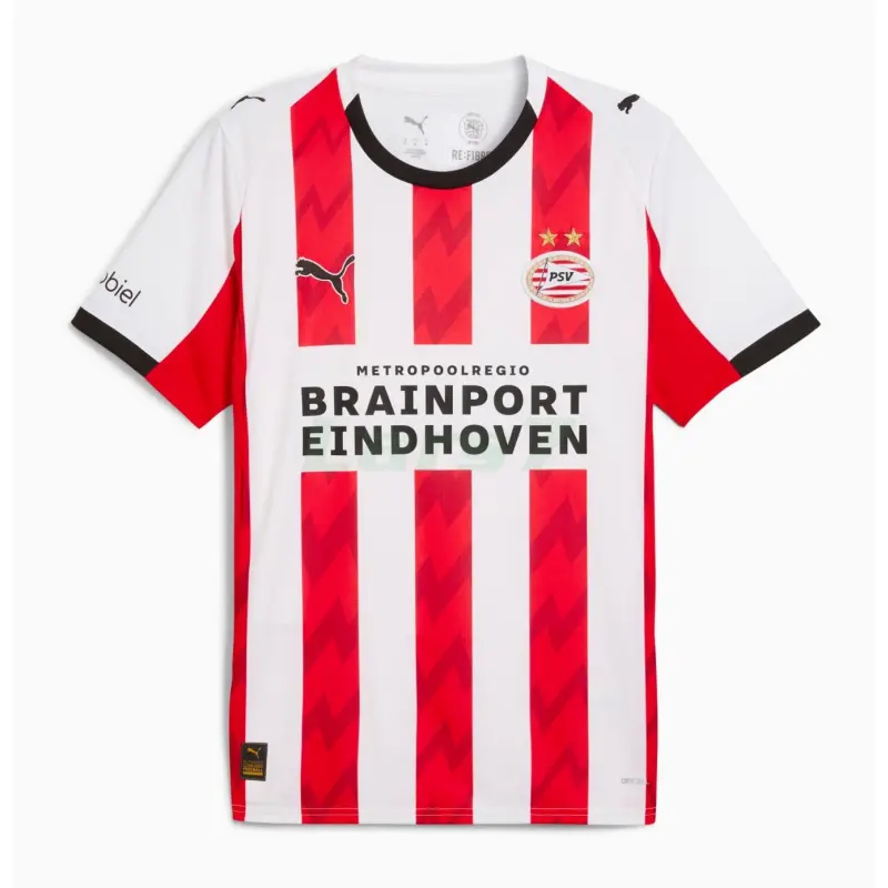Camiseta PSV Eindhoven 1ª Equipación 2025/2026 Rojo/Blanco
