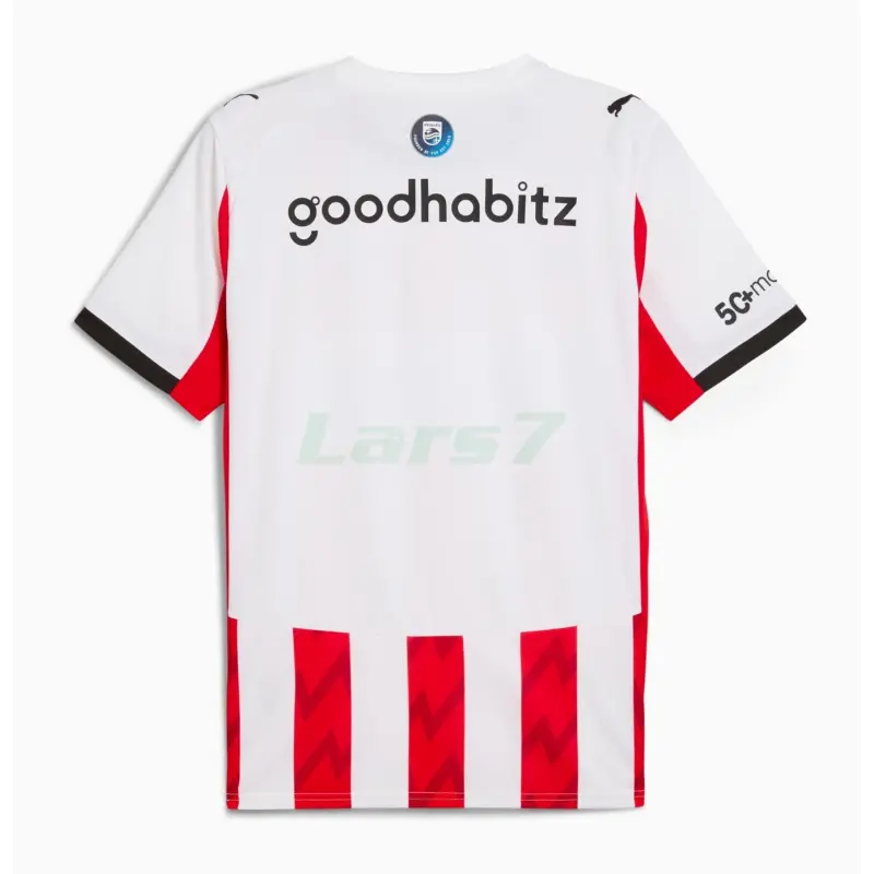 Camiseta PSV Eindhoven 1ª Equipación 2025/2026 Rojo/Blanco