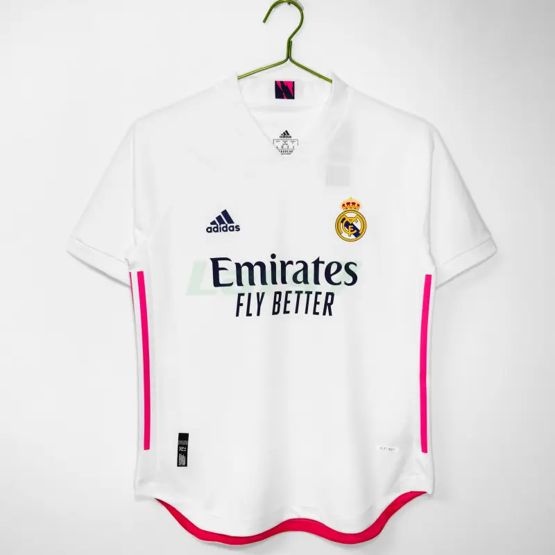 Camiseta Real Madrid 1ª Equipación Retro 2020/21 Blanco (EDICIÓN JUGADOR)