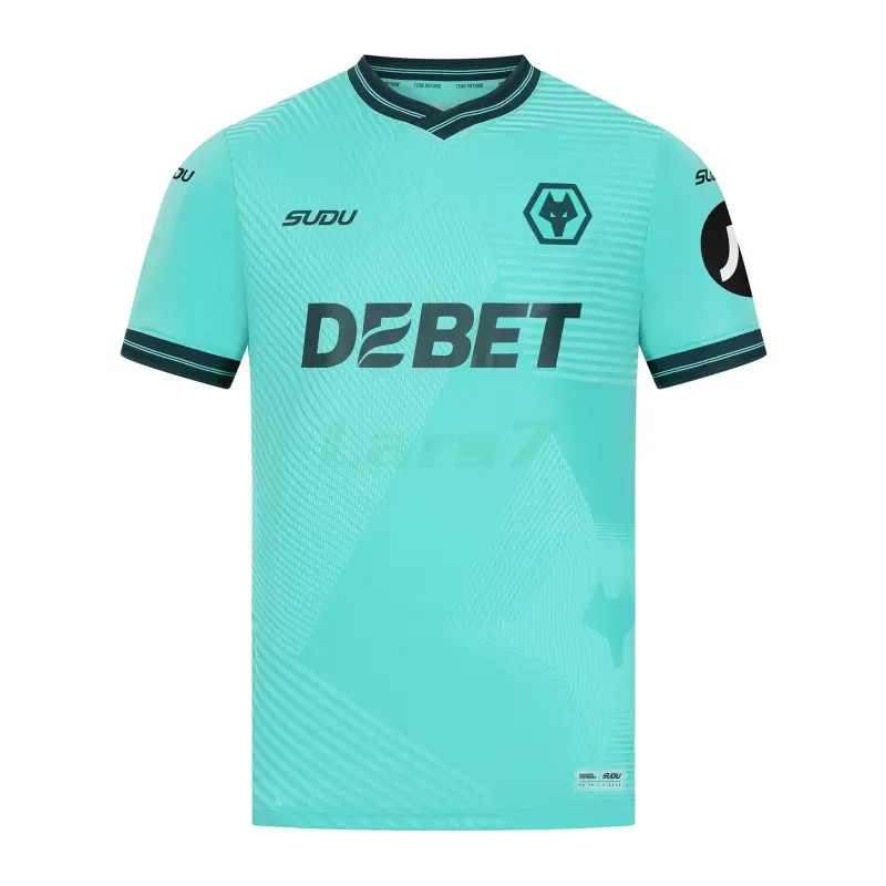 Camiseta Wolverhampton Wanderers 2ª Equipación 2025/2026 Verde Azulado