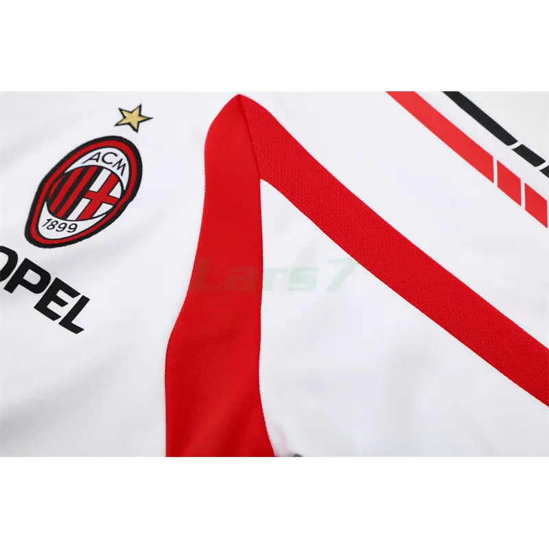 Sudadera De Entrenamiento AC Milan Retro 2005/2006 Blanco