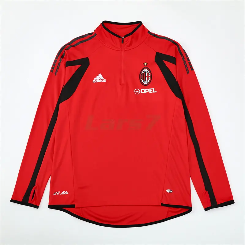 Sudadera De Entrenamiento AC Milan Retro 2005/2006 Rojo