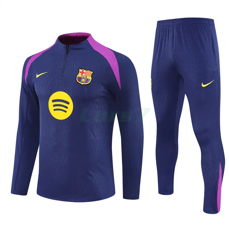 Sudadera De Entrenamiento Barcelona 2025/2026 Kit Azul/Morado (EDICIÓN JUGADOR)