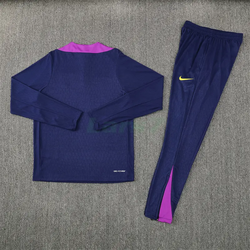 Sudadera De Entrenamiento Barcelona 2025/2026 Kit Azul/Morado (EDICIÓN JUGADOR)