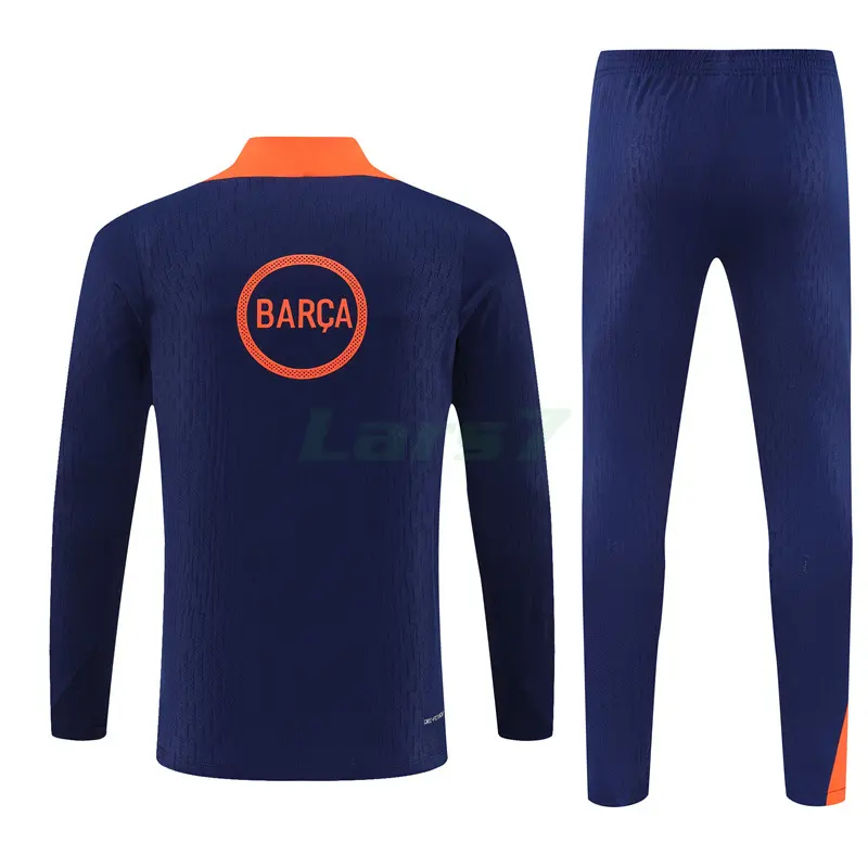 Sudadera De Entrenamiento Barcelona 2025/2026 Kit Azul/Naranja con Estampado