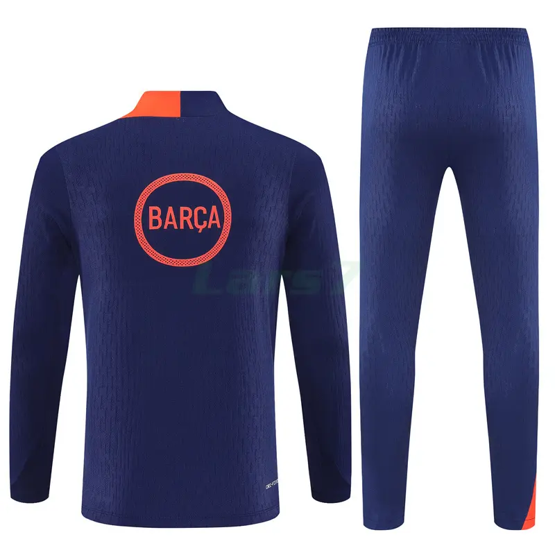 Sudadera De Entrenamiento Barcelona 2025/2026 Kit Azul/Naranja (EDICIÓN JUGADOR)