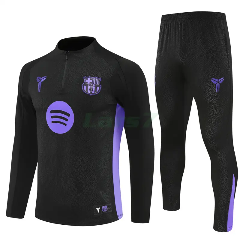 Sudadera De Entrenamiento Barcelona x Kobe Bryant 2025/2026 Kit Negro