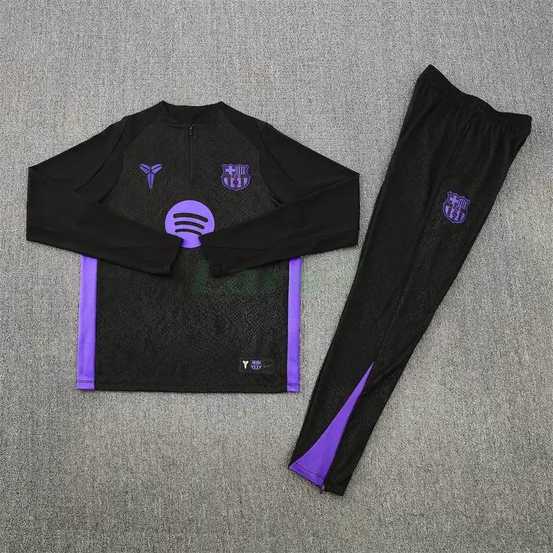 Sudadera De Entrenamiento Barcelona x Kobe Bryant 2025/2026 Kit Negro