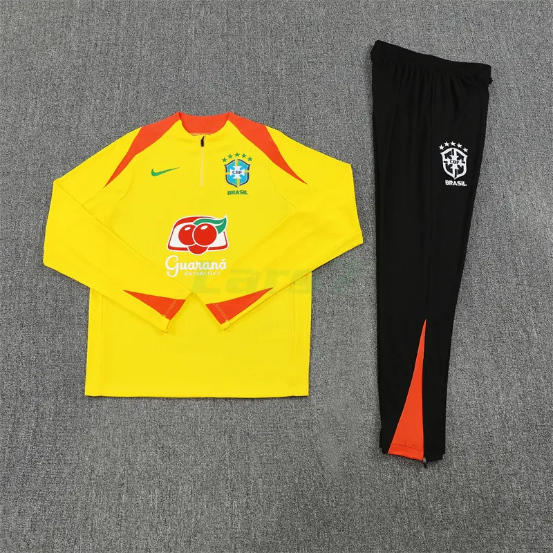 Sudadera De Entrenamiento Brasil 2025/2026 Kit Amarillo (EDICIÓN JUGADOR)