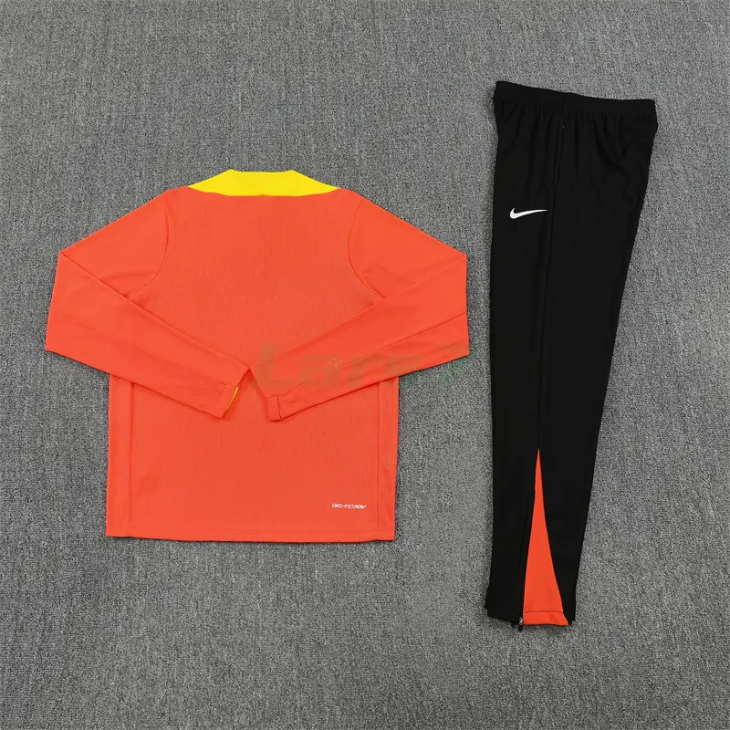 Sudadera De Entrenamiento Brasil 2025/2026 Kit Naranja (EDICIÓN JUGADOR)