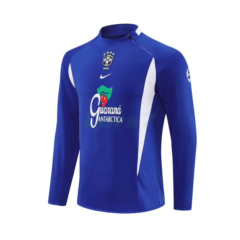 Sudadera De Entrenamiento Brasil Retro 2002 Azul Real