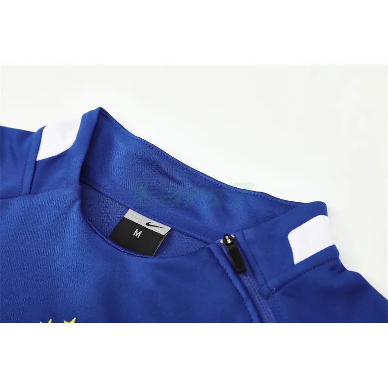 Sudadera De Entrenamiento Brasil Retro 2002 Azul Real