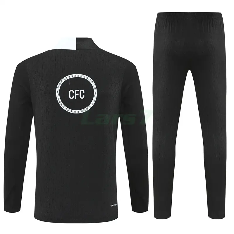 Sudadera De Entrenamiento Chelsea 2025/2026 Niño Kit Negro (EDICIÓN JUGADOR)