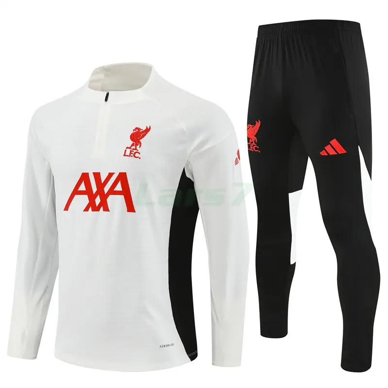 Sudadera De Entrenamiento Liverpool 2025/2026 Kit Beige (EDICIÓN JUGADOR)