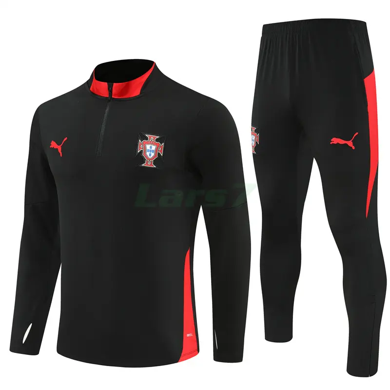 Sudadera De Entrenamiento Portugal 2025/2026 Kit Negro