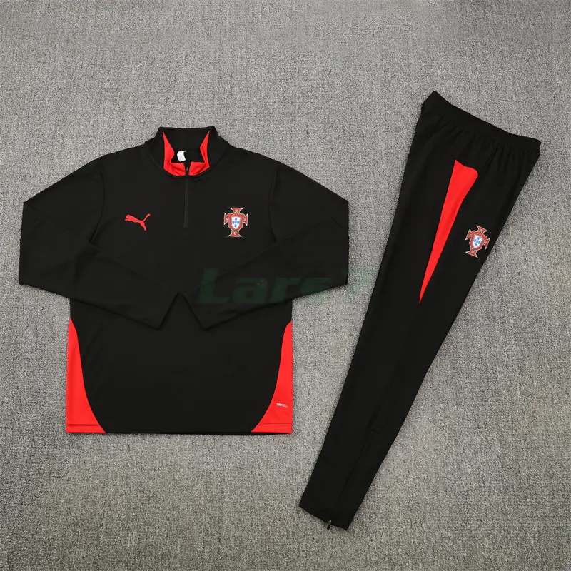 Sudadera De Entrenamiento Portugal 2025/2026 Kit Negro