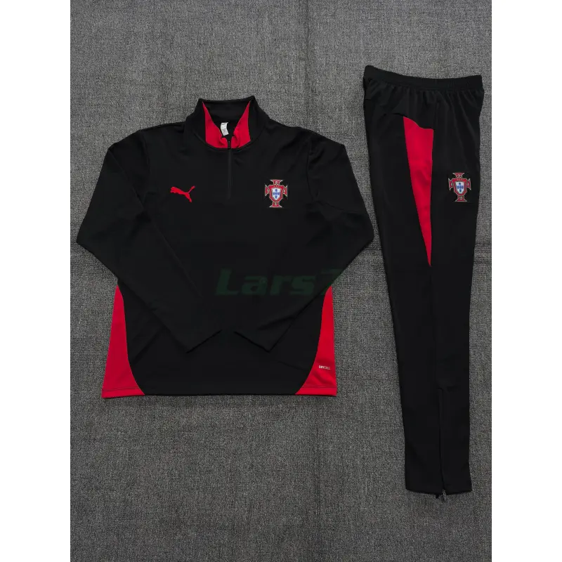 Sudadera De Entrenamiento Portugal 2025/2026 Niño Kit Negro