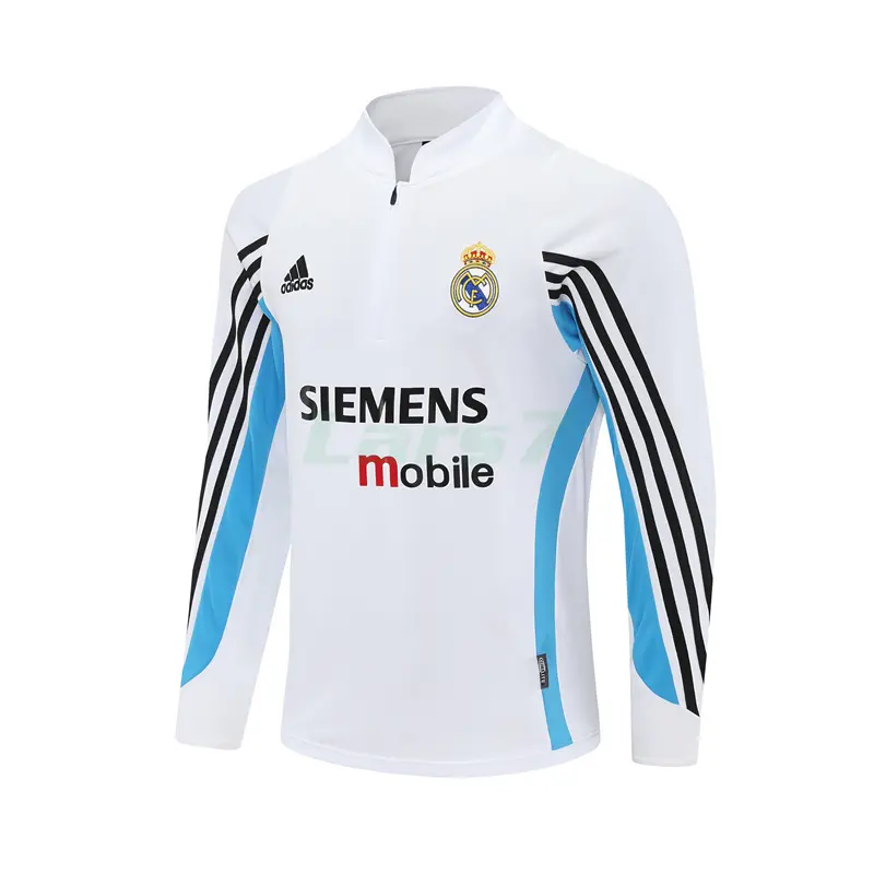 Sudadera De Entrenamiento Real Madrid Retro 2003/04 Blanco