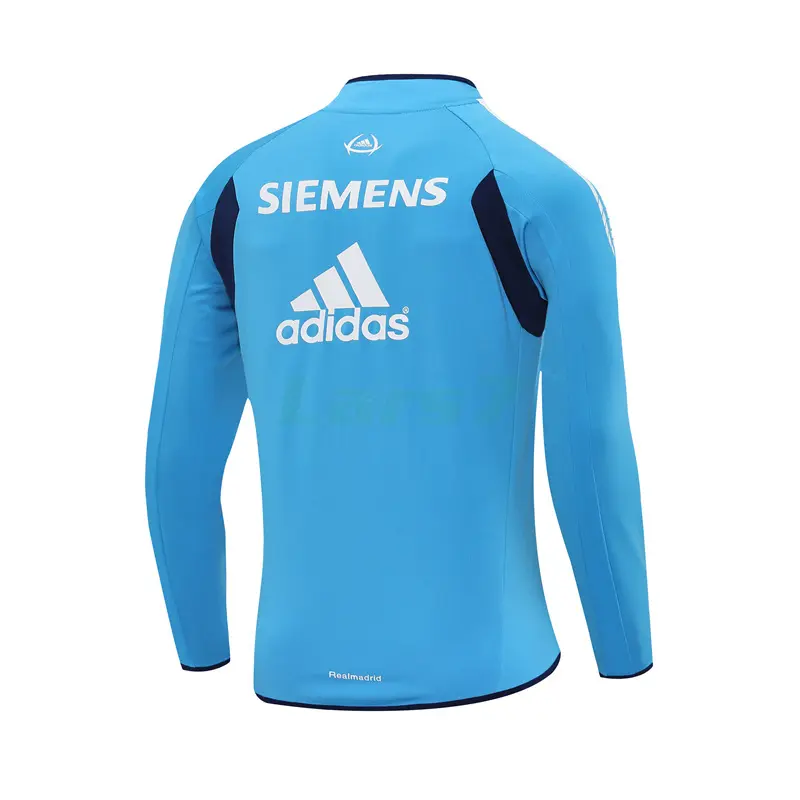 Sudadera De Entrenamiento Real Madrid Retro 2005/06 Azul Claro