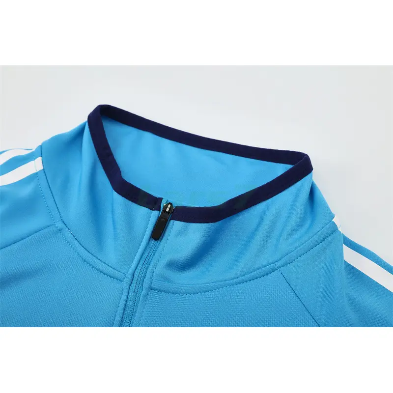 Sudadera De Entrenamiento Real Madrid Retro 2005/06 Azul Claro