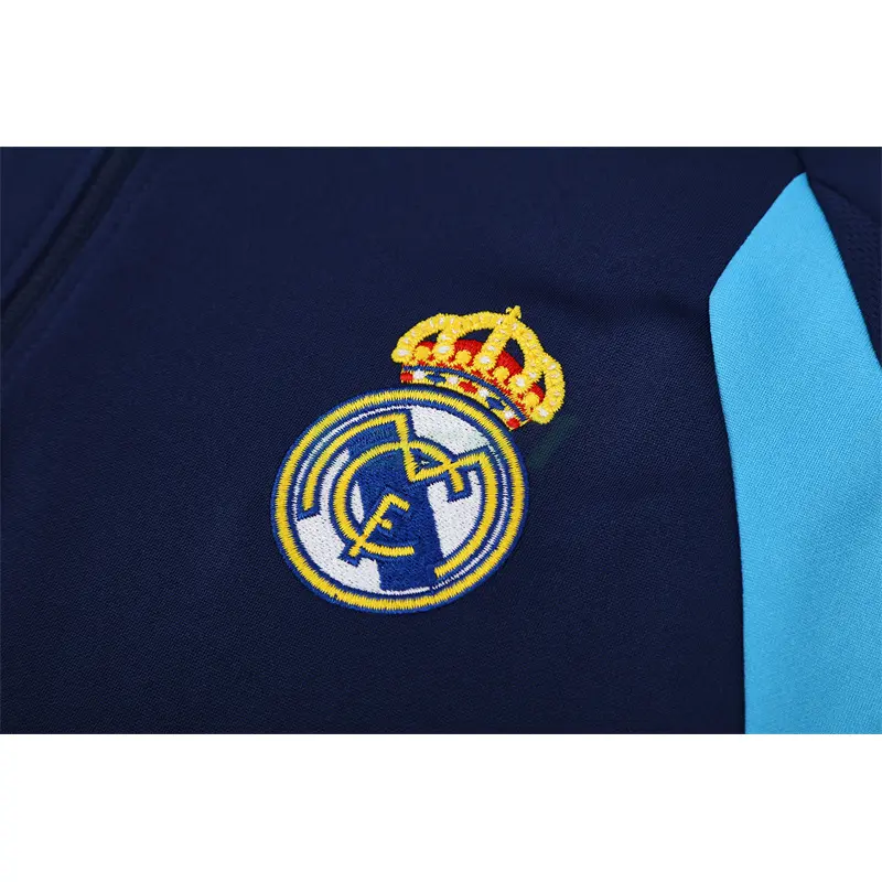 Sudadera De Entrenamiento Real Madrid Retro 2005/06 Azul Marino