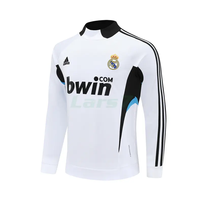 Sudadera De Entrenamiento Real Madrid Retro 2008/09 Blanco