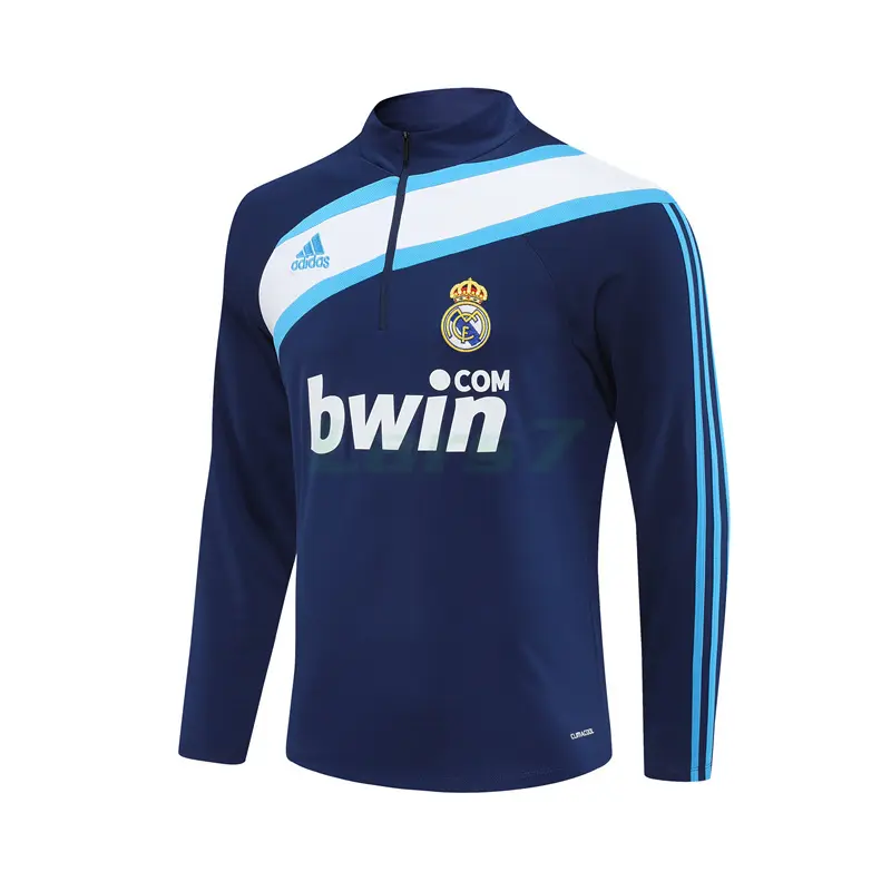Sudadera De Entrenamiento Real Madrid Retro 2009/10 Azul Marino