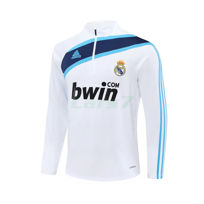 Sudadera De Entrenamiento Real Madrid Retro 2009/10 Blanco