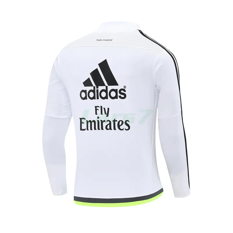 Sudadera De Entrenamiento Real Madrid Retro 2015/16 Blanco