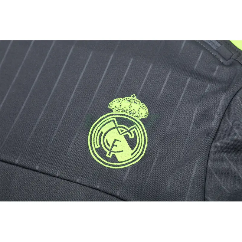 Sudadera De Entrenamiento Real Madrid Retro 2015/16 Gris Oscuro