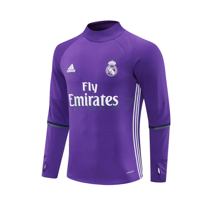 Sudadera De Entrenamiento Real Madrid Retro 2016/2017 Morado