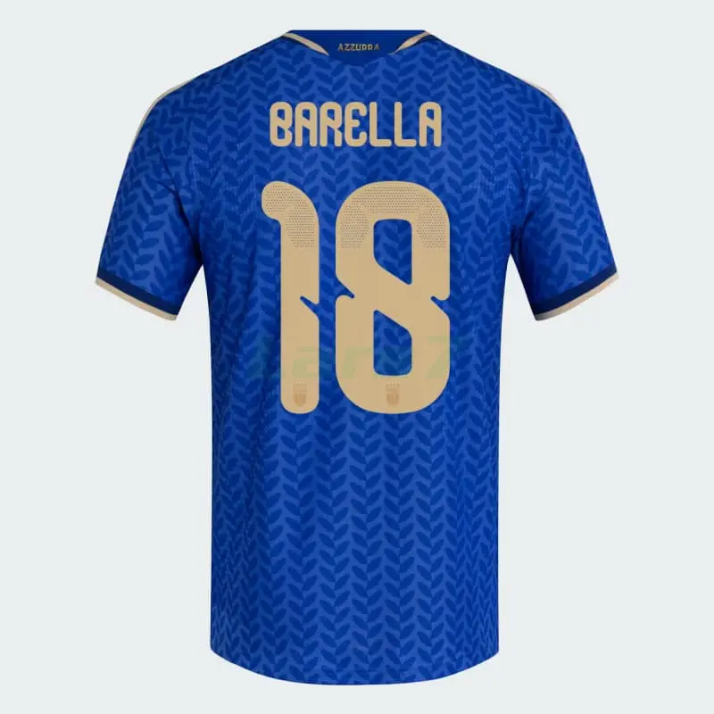 Camiseta Barella 18 Italia 1ª Equipación 2026 Azul