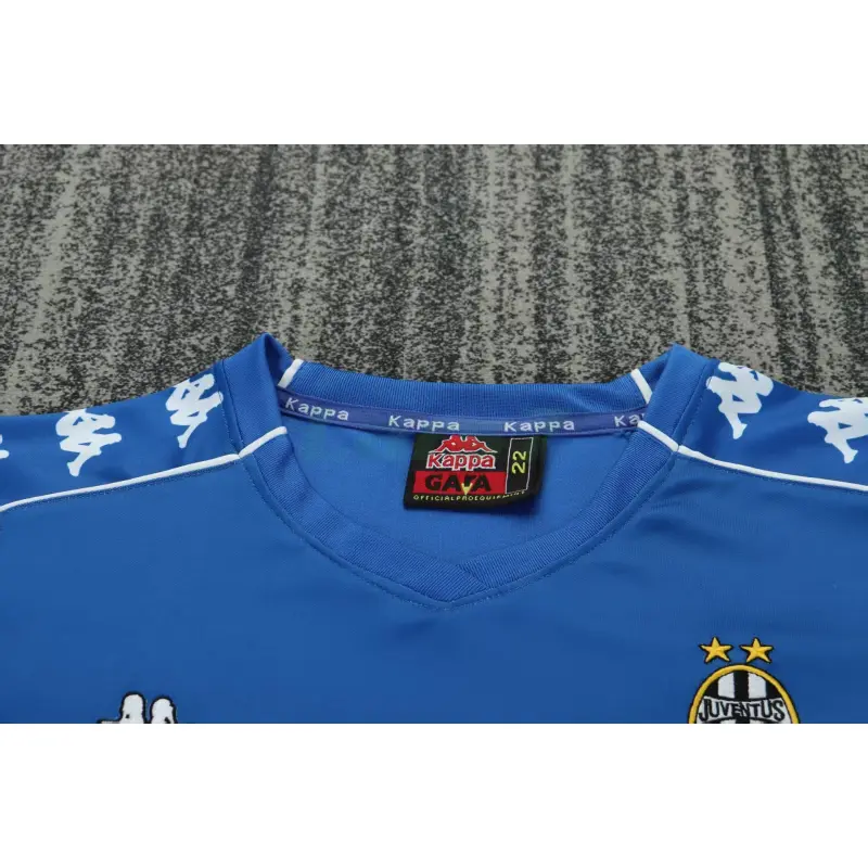Camiseta Juventus 2ª Equipación Retro 1999/00 Azul Niño Kit