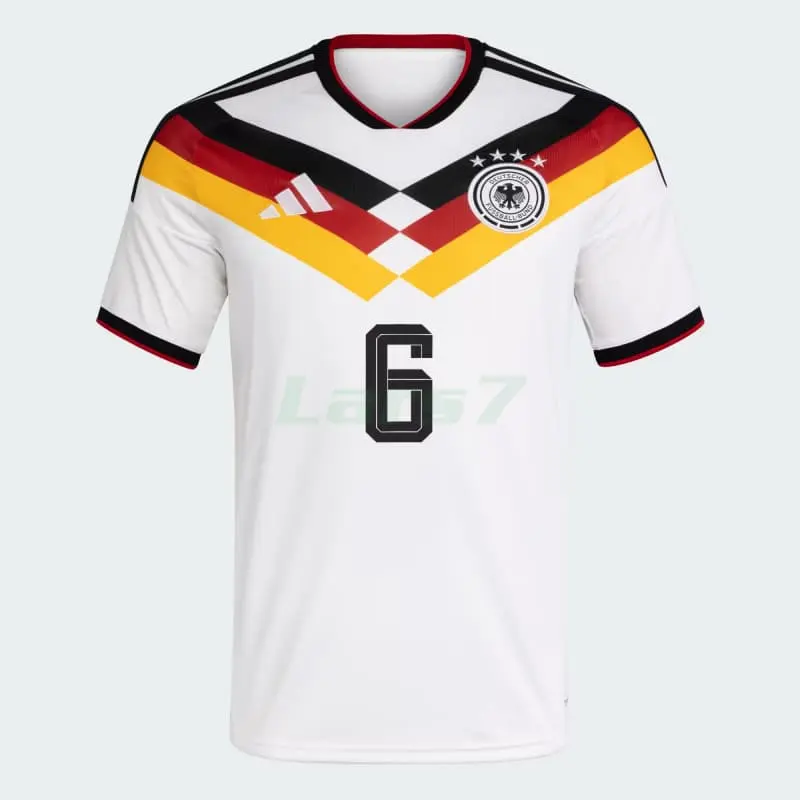 Camiseta Kimmich 6 Alemania 1ª Equipación 2026 Blanco
