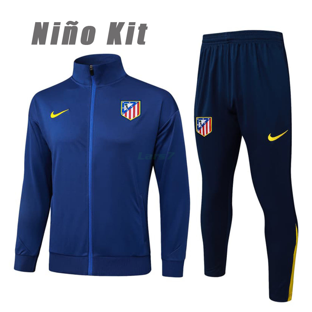 Chandal Atlético de Madrid 2025/2026 Niño Azul Marino