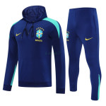 Sudadera de Entrenamiento Brasil 2025/2026 con Capucha Kit Azul