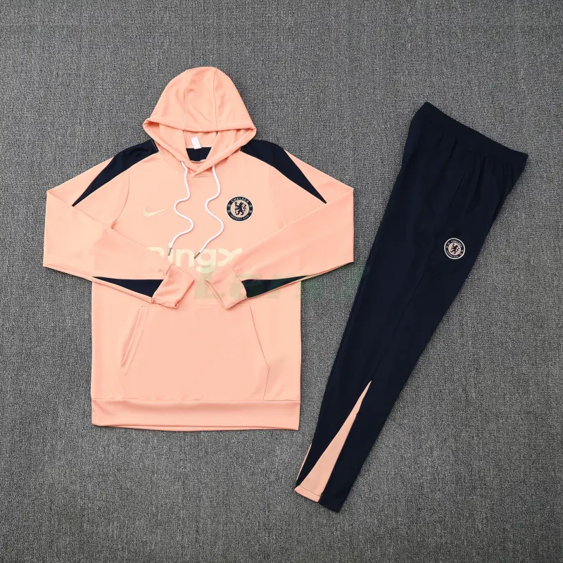 Sudadera de Entrenamiento Chelsea 2025/2026 con Capucha Kit Rosa Loto