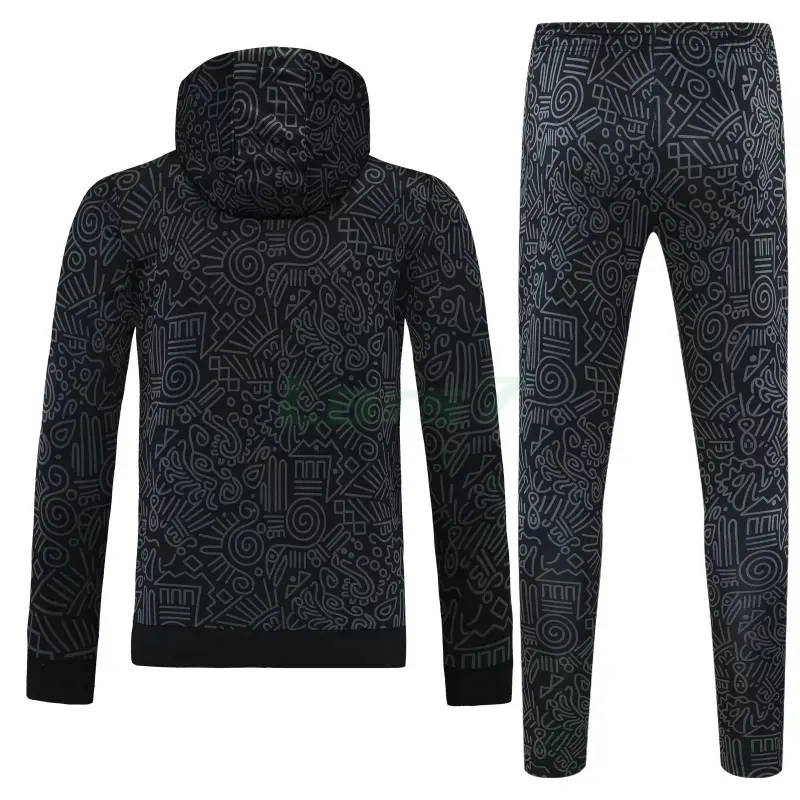 Sudadera de Entrenamiento Club America 2025/2026 con Capucha Kit Negro con Estampado