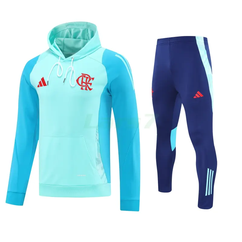 Sudadera de Entrenamiento Flamengo 2025/2026 con Capucha Kit Azul Claro
