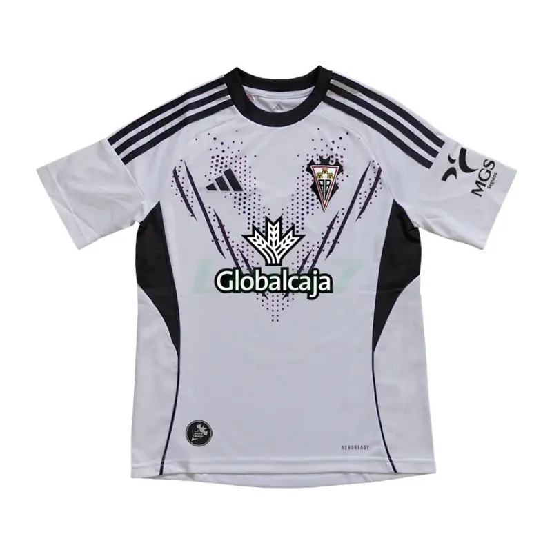 Camiseta Albacete 1ª Equipación 2025/2026 Blanco Con Parche La Liga