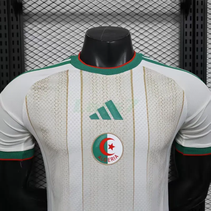 Camiseta Argelia 1ª Equipación Mundial 2026 Blanco (EDICIÓN JUGADOR)