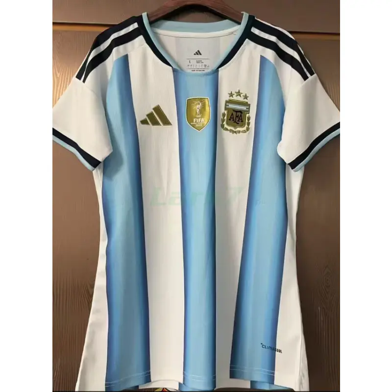 Camiseta Argentina 1ª Equipación 2026 Azul/Blanco Mujer con FIFA2022
