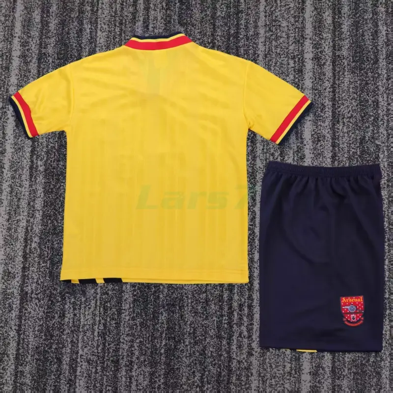 Camiseta Arsenal 2ª Equipación Retro 1993/94 Amarillo Niño Kit