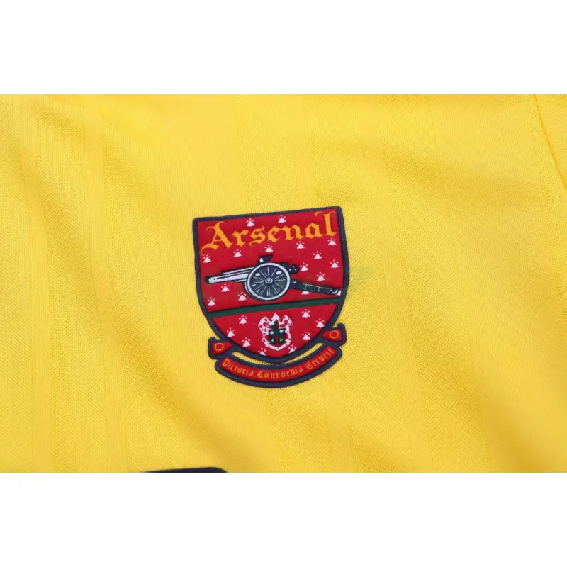 Camiseta Arsenal 2ª Equipación Retro 1993/94 Amarillo Niño Kit