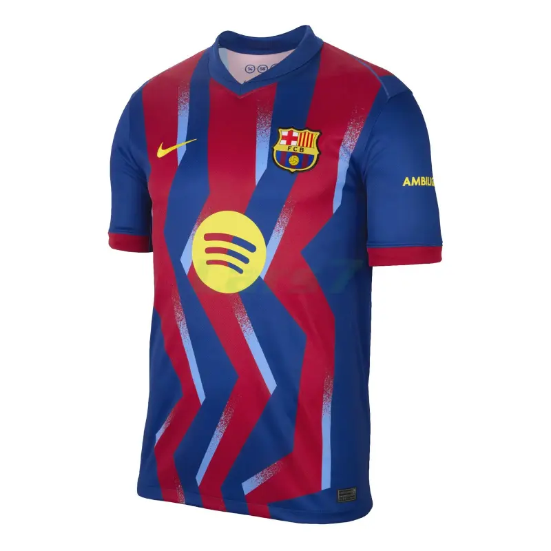 Camiseta Barcelona 4ª Equipación 2025/2026 Azul/Rojo